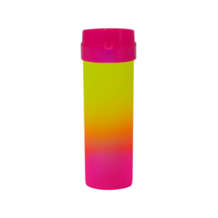 Garrafa Rosa com Amarelo Eco World - 480ml - Degradê | Loja SANDALMAQ