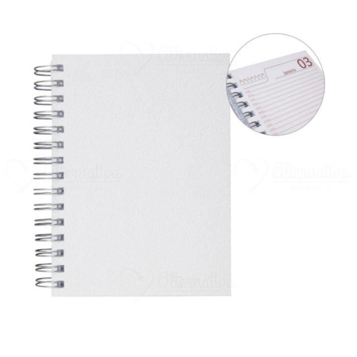 Agenda Permanente Capa Pet Para Sublimação 20X14 | Loja SANDALMAQ