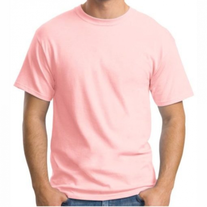 Camiseta 100% Poliéster Rosa bebê para Sublimação - Tamanho G
